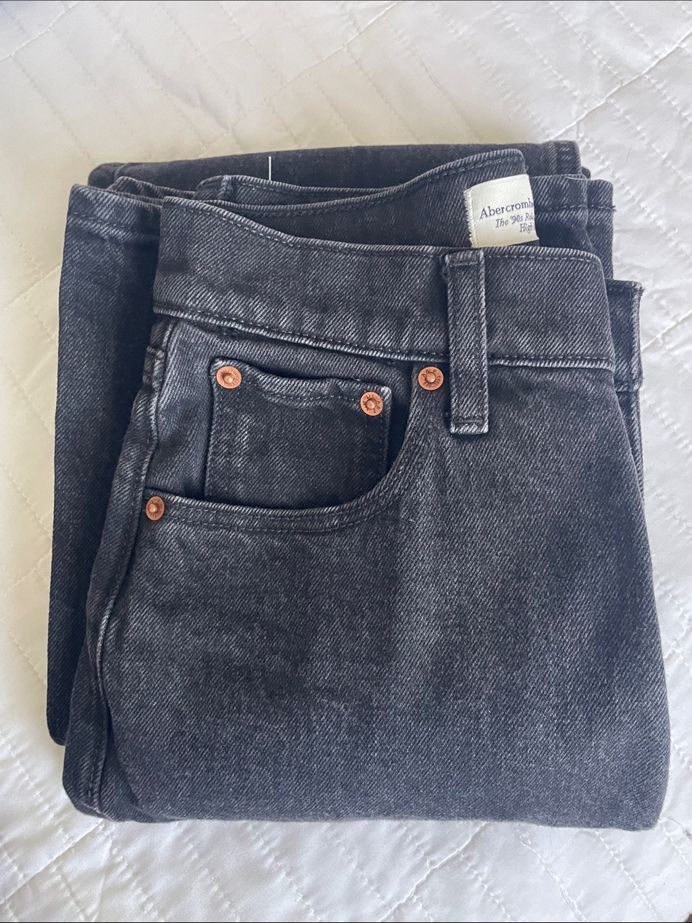 Abercrombie & Fitch The 90’s Relaxed Jean High Rise 000R 12